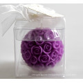 Wedding rose ball candle